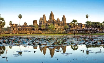 Angkor Wat, sunset, Cambodia