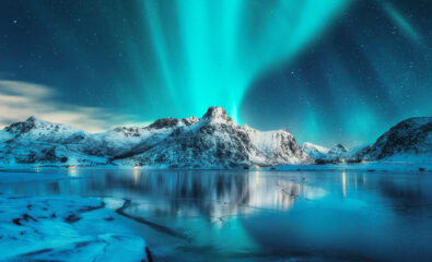 Aurora borealis, Norway