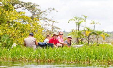 Piranha fishing, in the Ecuadorian Amazon