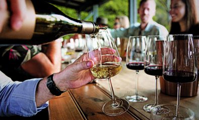 Wine tasting event, Amawaterways