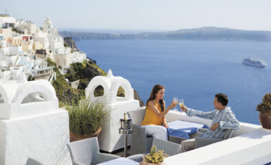  Regent Seven Seas, Santorini Couple